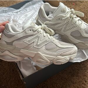 New Balance 9060 Gray Beige Sneakers